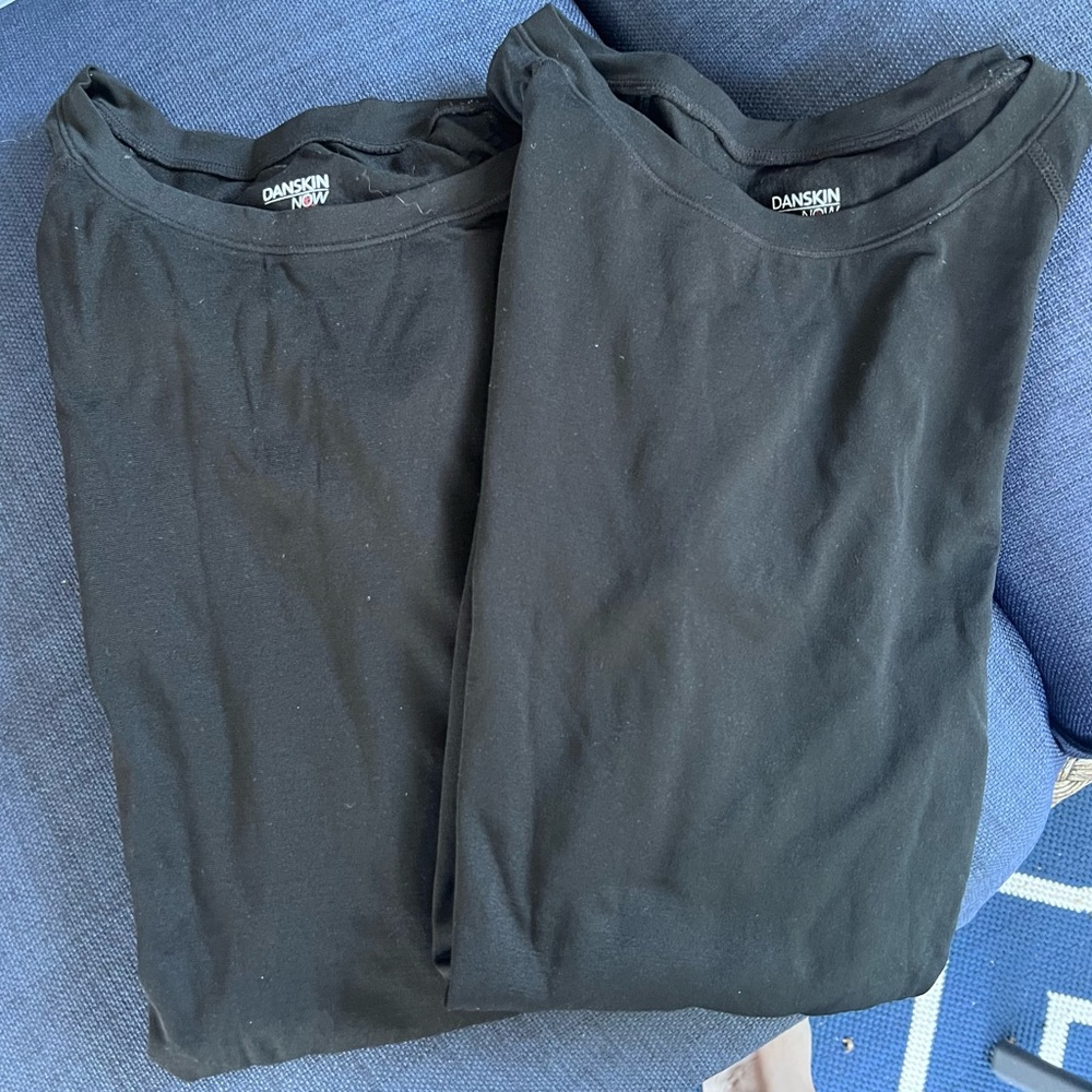 2 Danskin Now fitted workout shirt size XXL